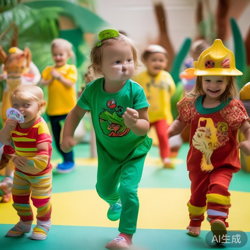 通过创设具体情境，让幼儿在游戏中运用语言。例如，设